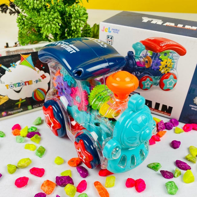 Transparent Gear Light Train