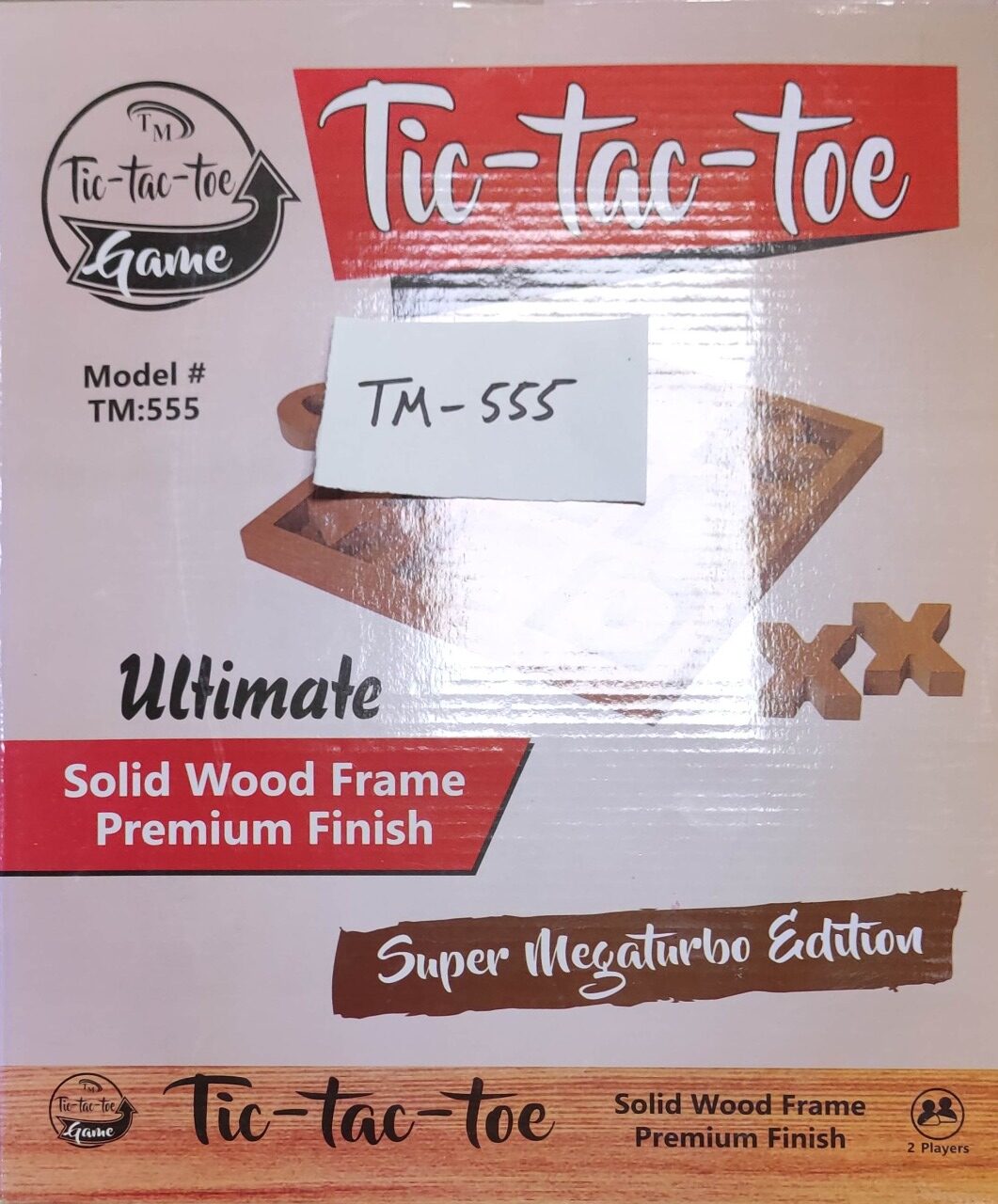 TIC TAC TOE Wooden XOXO game