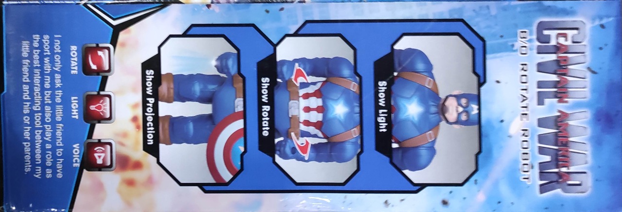 Avengers Captain America Civil War Rotating Robot - Image 2