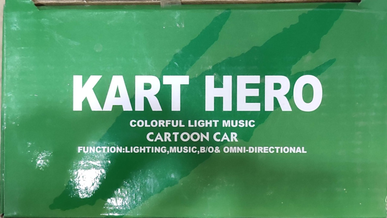 Hulk Kart Hero Rotating Cartoon Car with lighting - Image 2