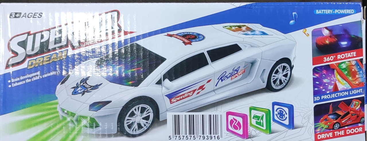Super Car Dream Open the Door Lamorghini Car with Lighting - Image 5