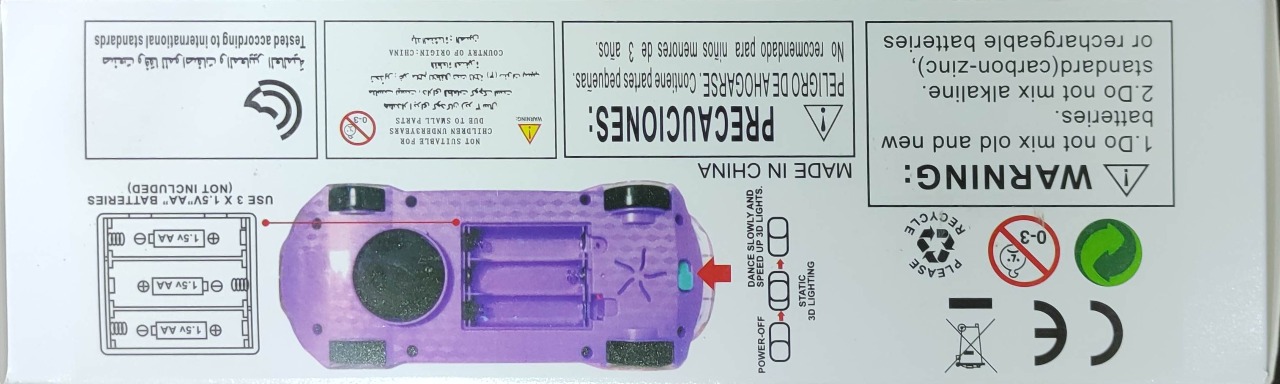 Concept Racing Transparent Educational car with lighting - Image 2