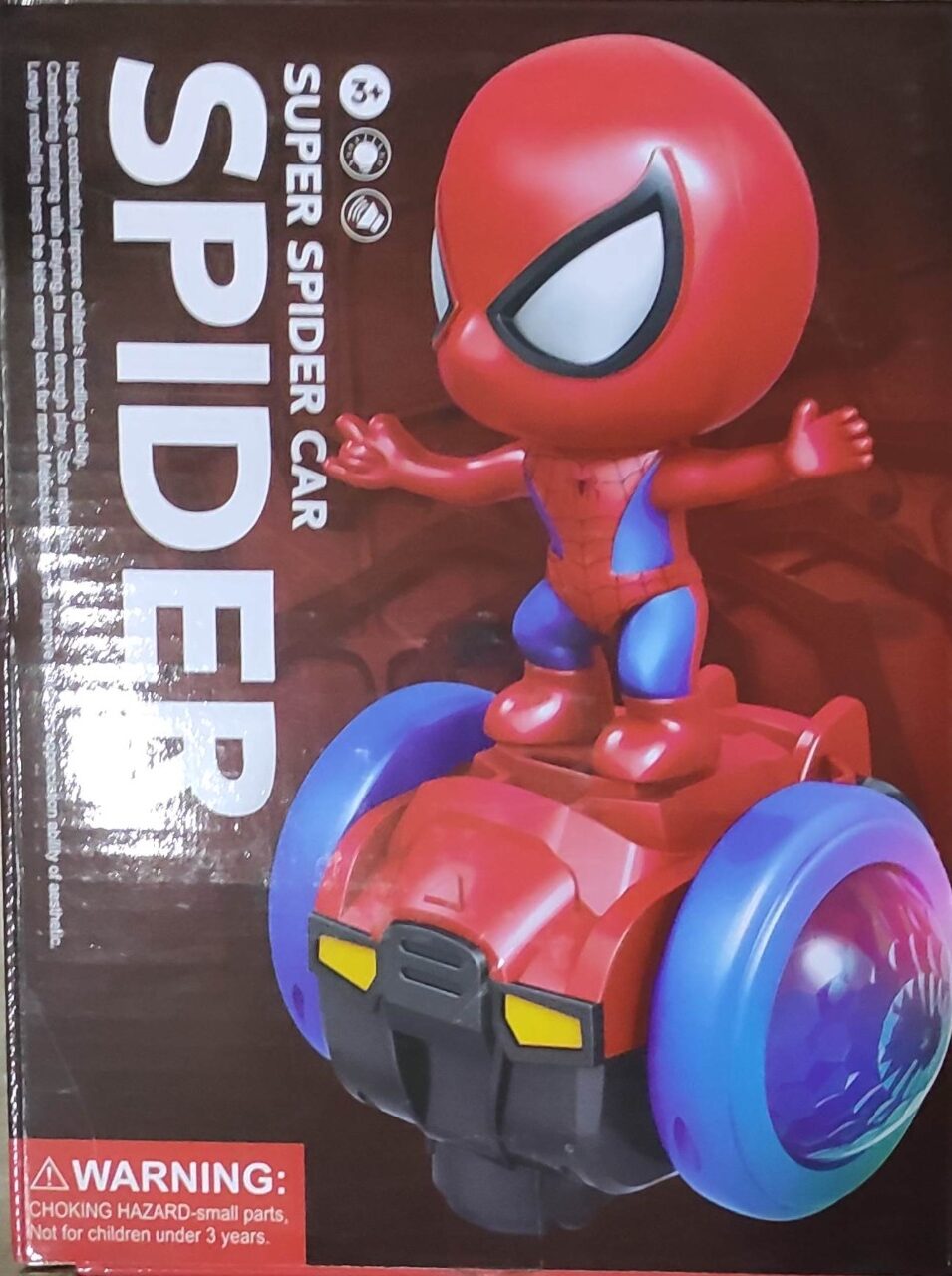 Musical Skate Spiderman Hoover Car