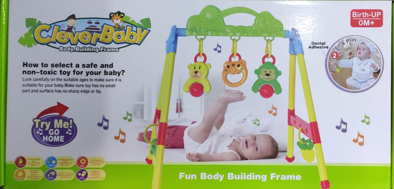 Clever Baby Musical Cot Mobile - Body Building Frame