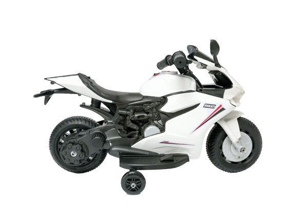 Battery operated ducati bike white