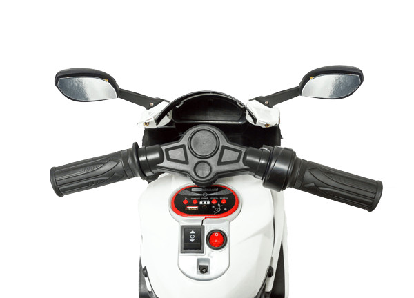 Battery operated ducati bike top white